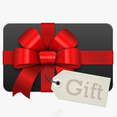 礼物包装背景礼物黑色的信贷卡CreditCardsicons图标图标