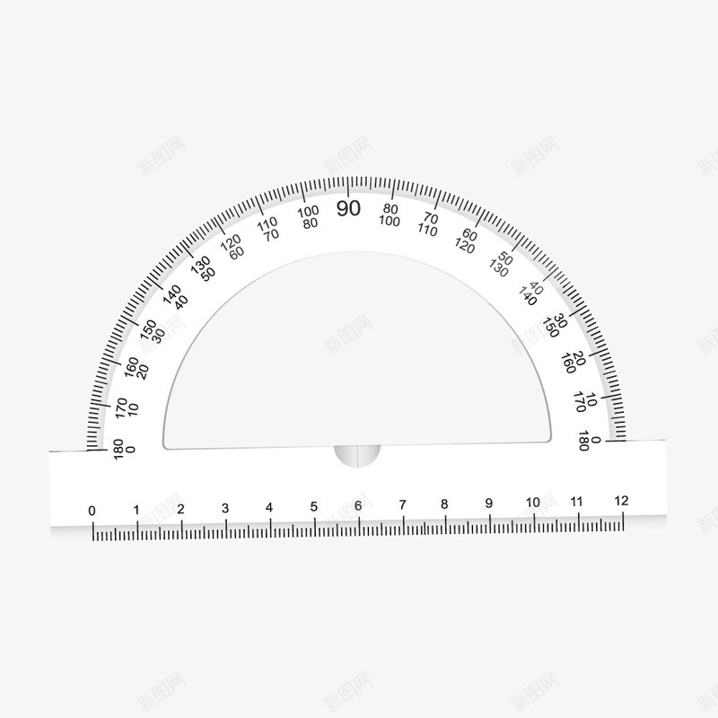 绘图工具量角器矢量图ai免抠素材_88icon https://88icon.com 工具 绘图 量角器 矢量图