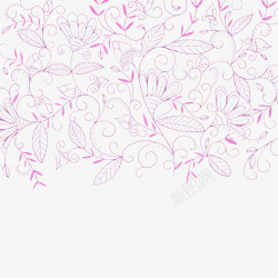 中式花卉背景底纹高清图片