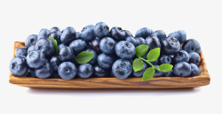 美国码头一盘蓝莓高清图片