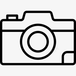 灰色相机图标照片的相机图标高清图片