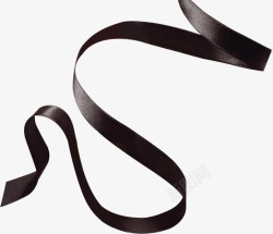 黑色丝带背景黑色优雅丝带漂浮高清图片