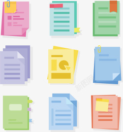 整理文件用年终文件档案整理高清图片