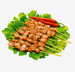 生菜免抠素材烤肉高清图片
