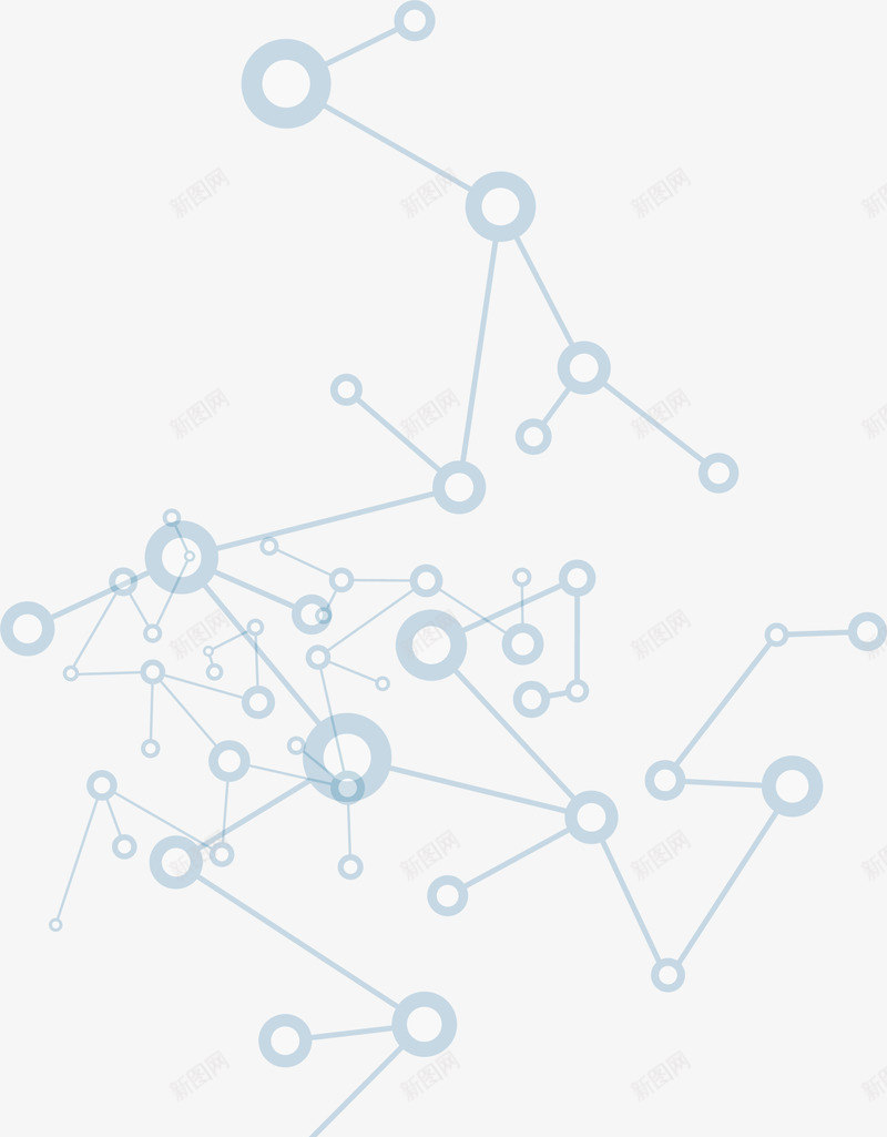 蓝色科技线条png免抠素材_88icon https://88icon.com 免抠PNG 圆点 点线 现代科技边框 科技 线条 背景 蓝色 边框纹理