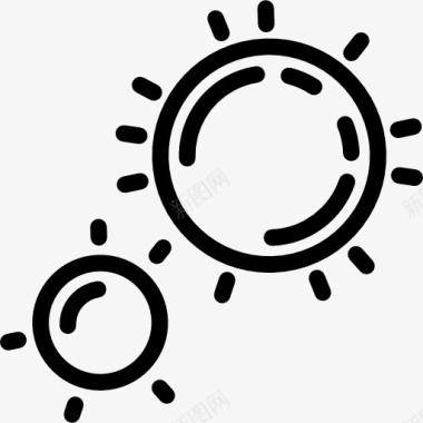 无细菌病毒图标图标