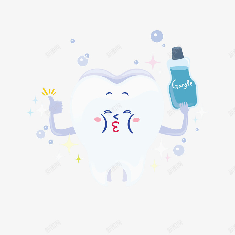 拿漱口药的牙齿png免抠素材_88icon https://88icon.com 创意 开心 泡沫 漱口药 牙齿 牙龈 牙龈健康刷牙防蛀牙 白色 简约