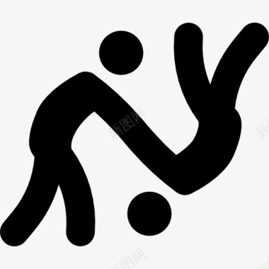 奥运会体育项目柔道图标图标