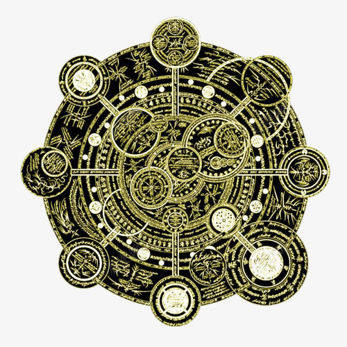 金色圆盘魔法阵png免抠素材_88icon https://88icon.com 召唤阵 圆盘 开阵 手游 玄幻 释放魔法 金色圆盘 魔法