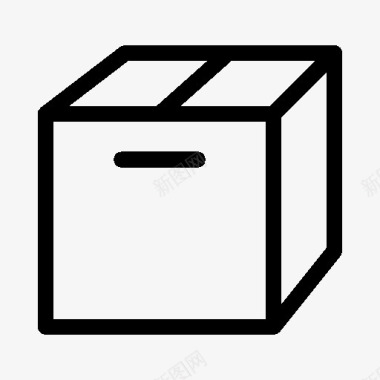 盒子电子商务纸箱图标图标