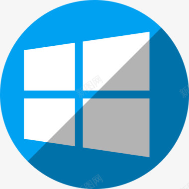 交往圈微软Windows系统阴影圈图标图标