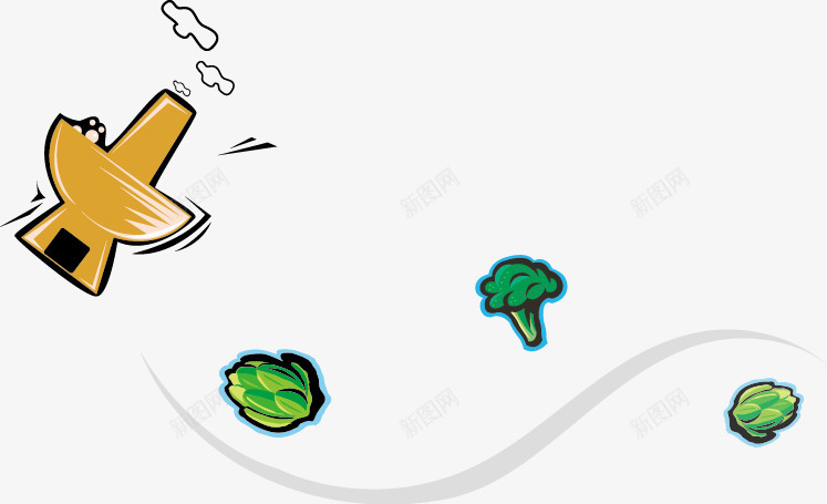 卡通美食餐饮火锅矢量图ai免抠素材_88icon https://88icon.com 卡通 火锅 美食 餐饮 矢量图