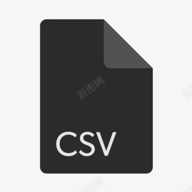 CSV延伸文件格式该公司平板彩图标图标