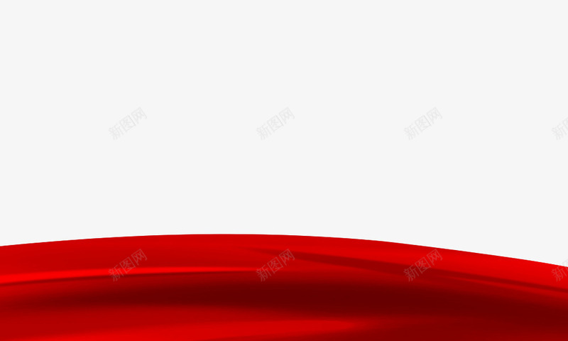 红旗飘带png免抠素材_88icon https://88icon.com 喜庆 红带子 红旗 红色 织带 飘带