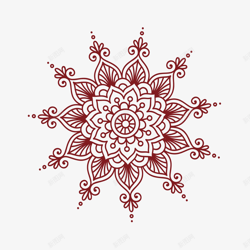 腰果花png免抠素材_88icon https://88icon.com 平面设计 腰果花 花纹 装饰图案