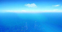 蓝色海天背景素材