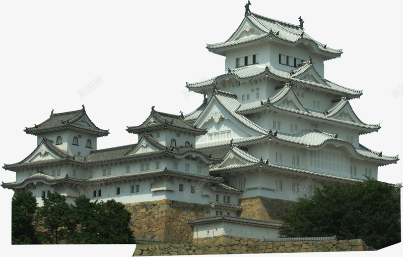 白色塔楼png免抠素材_88icon https://88icon.com 塔楼 楼房 街道