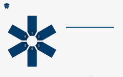 蓝色毕业论文PPT模板素材