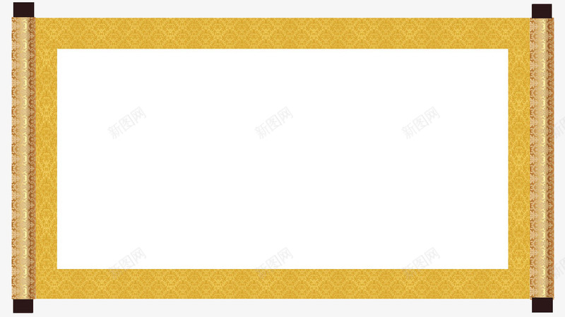 皇榜卷轴png免抠素材_88icon https://88icon.com 书卷 书卷图案 卷轴 古代卷书图 古典 古典边框 圣旨框 底纹边框 皇榜 背景底纹 金色