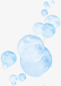 水珠漂浮物泡泡高清图片
