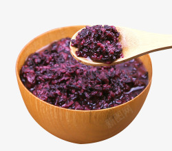 香甜紫米醪糟素材