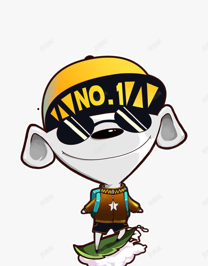 酷狗形象psd免抠素材_88icon https://88icon.com PSD免抠 ip形象 免抠大图 卡通 外卖 酷狗 高清免抠