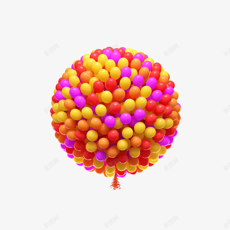 漂浮节日气球png免抠素材_88icon https://88icon.com 五彩 欢乐 气球 漂浮