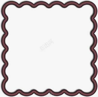 褐色小屋边框素描边框图标图标