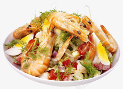 海鲜沙拉沙拉高清图片