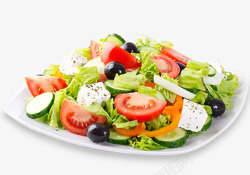 蔬菜萨拉美食高清图片