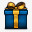 矢量礼物盒组合礼物盒蓝色图标图标