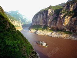 唯美三峡景点素材