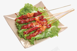 5串生肉筋素材