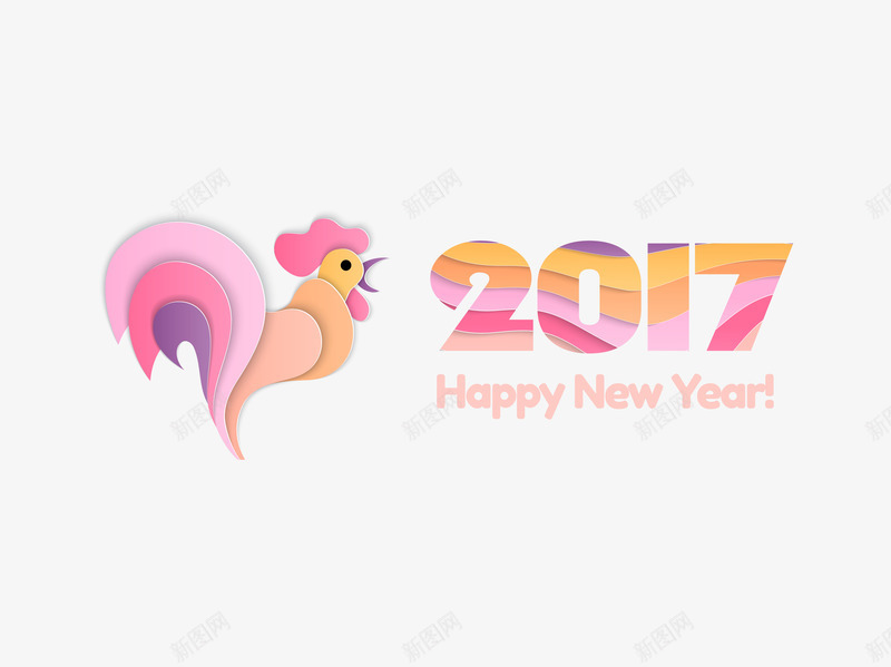 2017鸡年海报标签png免抠素材_88icon https://88icon.com 2017 吉祥 新年快乐 金鸡报春 鸡年 鸡年吉祥 鸡年贺岁