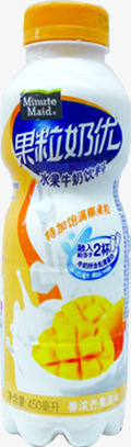 超市芒果酸奶产品素材