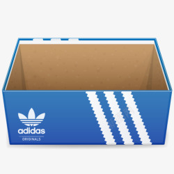 矢量鞋盒子鞋鞋子盒子阿迪达斯Adidasicons图标高清图片