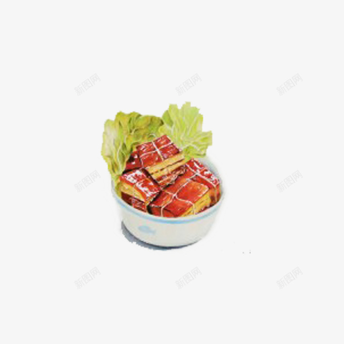 中国传统美食餐饮手绘红烧肉产品png免抠素材_88icon https://88icon.com 中国传统美食餐饮手绘红烧肉产品实物PNG免费下载 传统美食 手绘 猪肉 生菜 红烧肉块 红烧肉手绘 美食餐饮