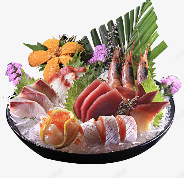 日本料理png免抠素材_88icon https://88icon.com 寿司 日本料理 日本风味 海鲜 生鱼 美食 金枪鱼 金枪鱼寿司 饭 黑色盘子
