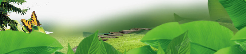 绿色清新树叶装饰背景png免抠素材_88icon https://88icon.com 四月 春季 树叶 清新 绿色 背景 落叶