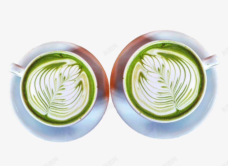 抹茶叶子咖啡拉花psd免抠素材_88icon https://88icon.com 产品实物 叶子 咖啡 咖啡拉花 奶沫 抹茶 拉花 杯子 花式咖啡 食物 餐饮 饮品
