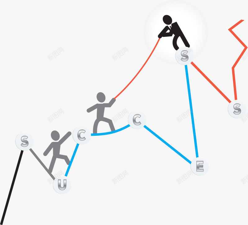 折线统计人数矢量图ai免抠素材_88icon https://88icon.com 折线 数学 统计 矢量图