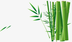 绿色竹子端午节节日元素素材