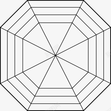 钻石线条手绘图图标图标