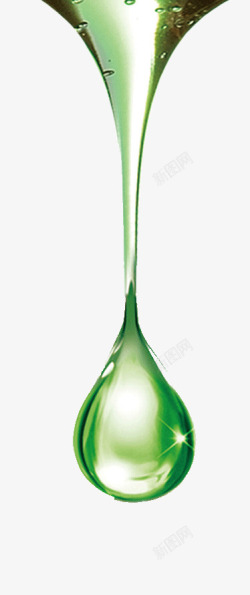 绿色液体精华液高清图片