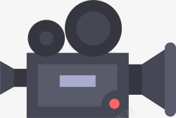 视频录制电影制作摄影机图标高清图片
