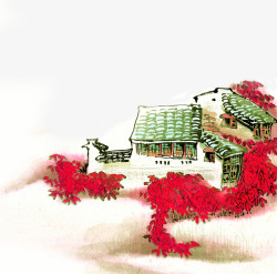 中国风农家房屋装饰素材