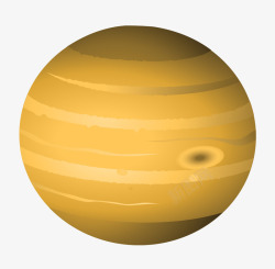 星球星系卫星黄色素材
