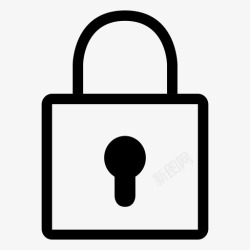 secure编辑锁锁定概述密码保护保护安全图标高清图片