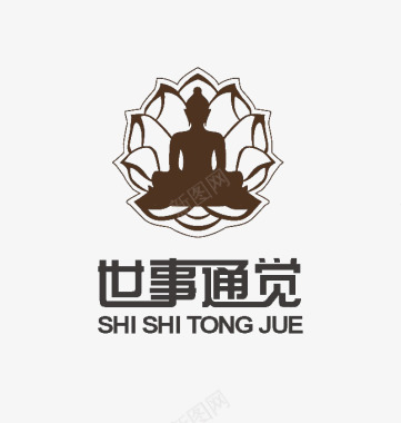 运动logo佛教世事通觉LOGO图标图标