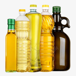 植物油5瓶食用油高清图片